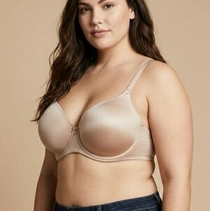 Victoria's Secret Body By Victoria Lined Demi Bra Nude Size 36DDD Convertible